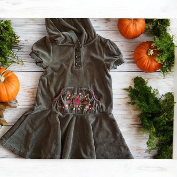 VINTAGE "Harvest Leaves" Line GYMBOREE set 5T Velour Cotton Ribbons - Picture 10 of 16